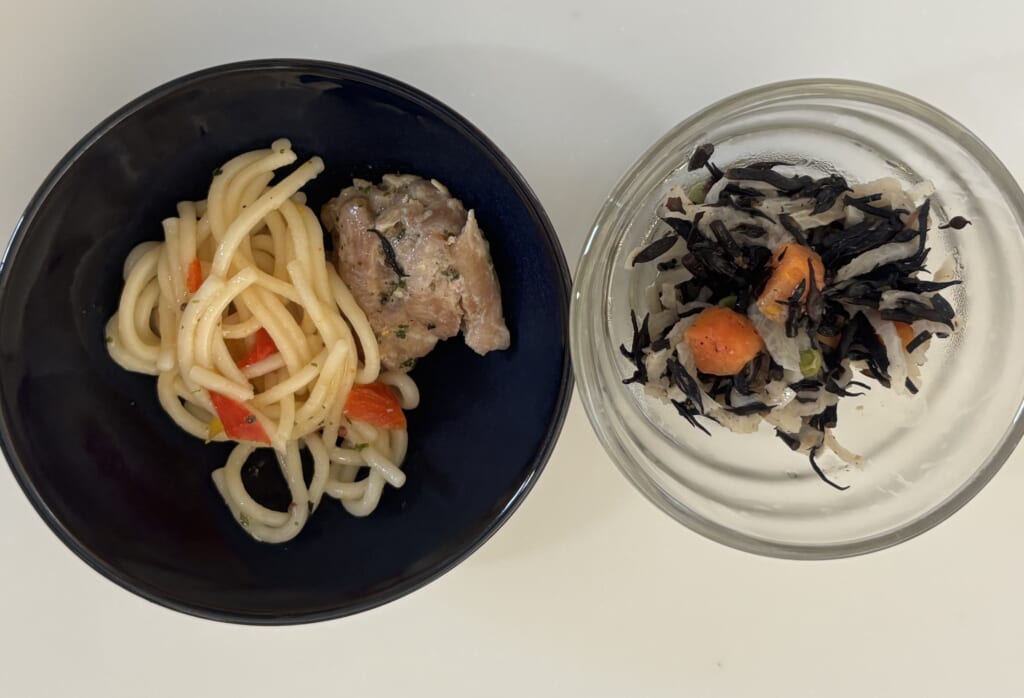 6食目を2回分に分けたところ