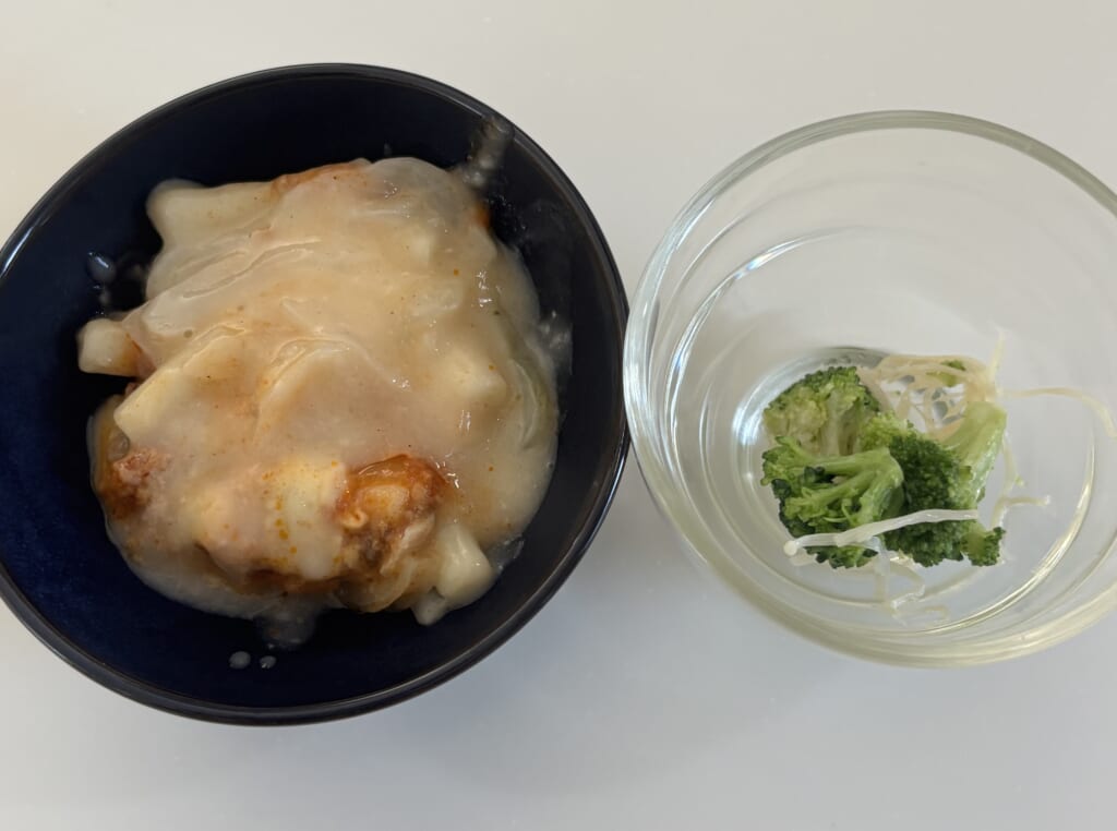 6食目を2回分に分けたところ
