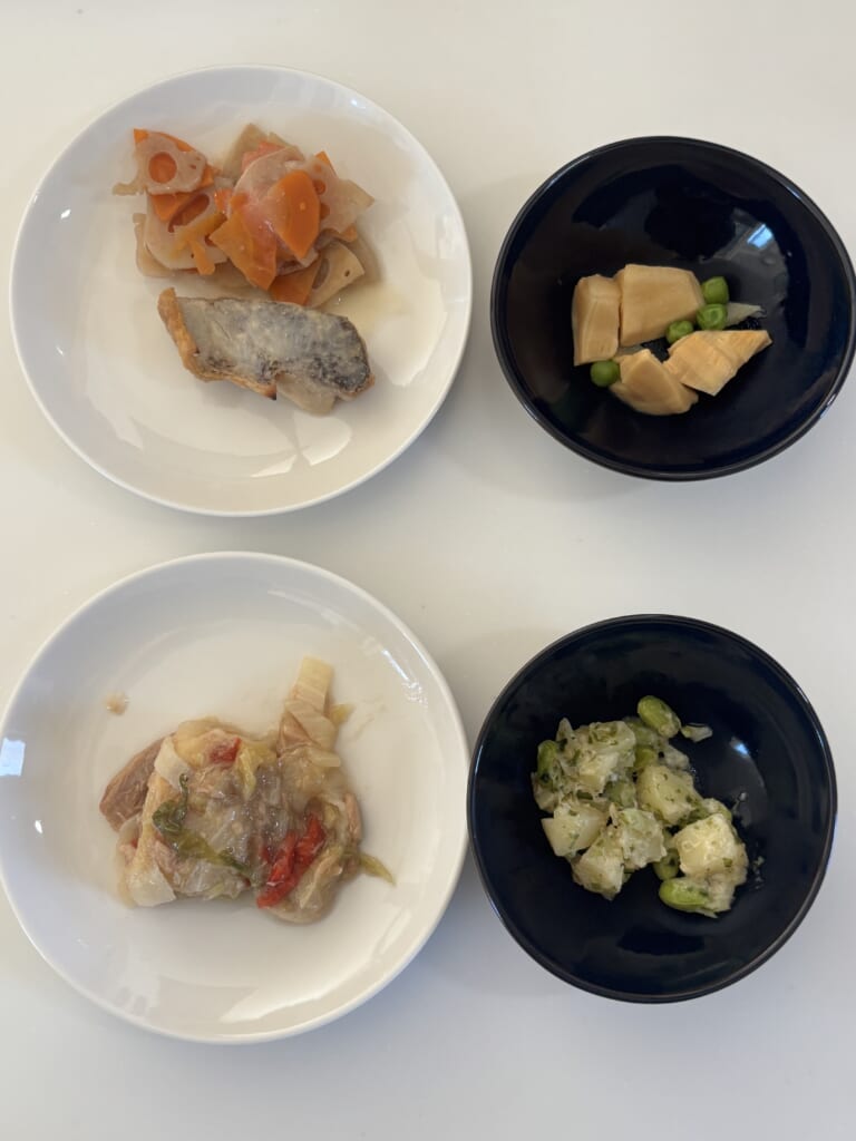 7食目を2回分に分けたところ
